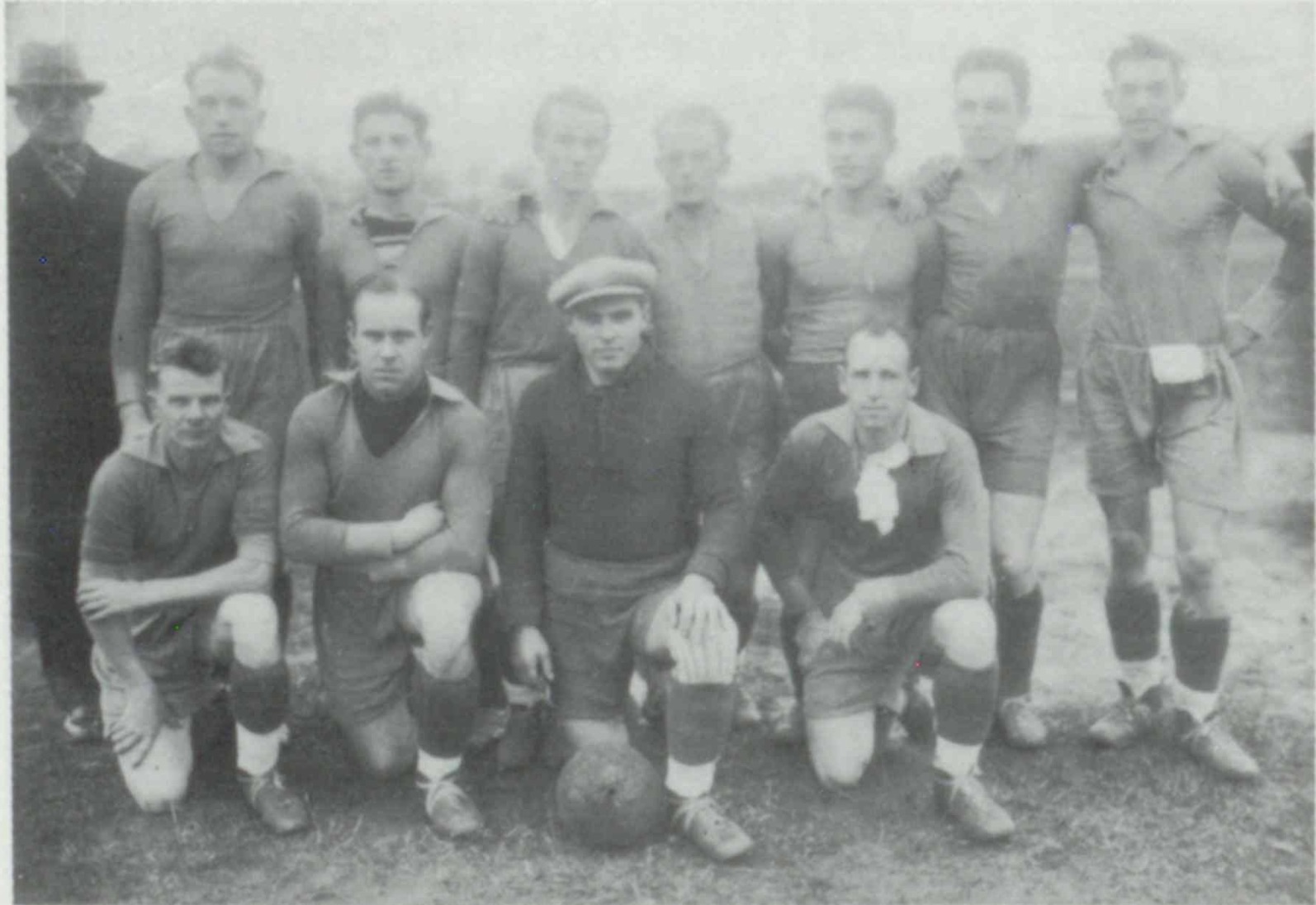 Vulkāna futbola komanda 1938. gadā